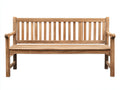 Gartenbank aus Holz 180 x 65 x 90 cm - Naturholz - Klassisches Design für Garten und Terrasse