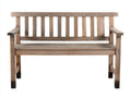 Gartenbank Holz 160x60x90 cm - Braun - zeitloses Design für den Außenbereich