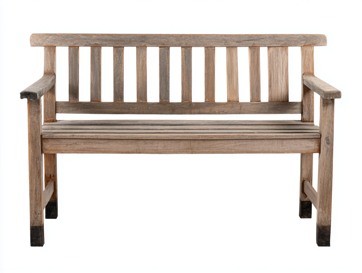 Gartenbank Holz 160x60x90 cm - Braun - zeitloses Design für den Außenbereich