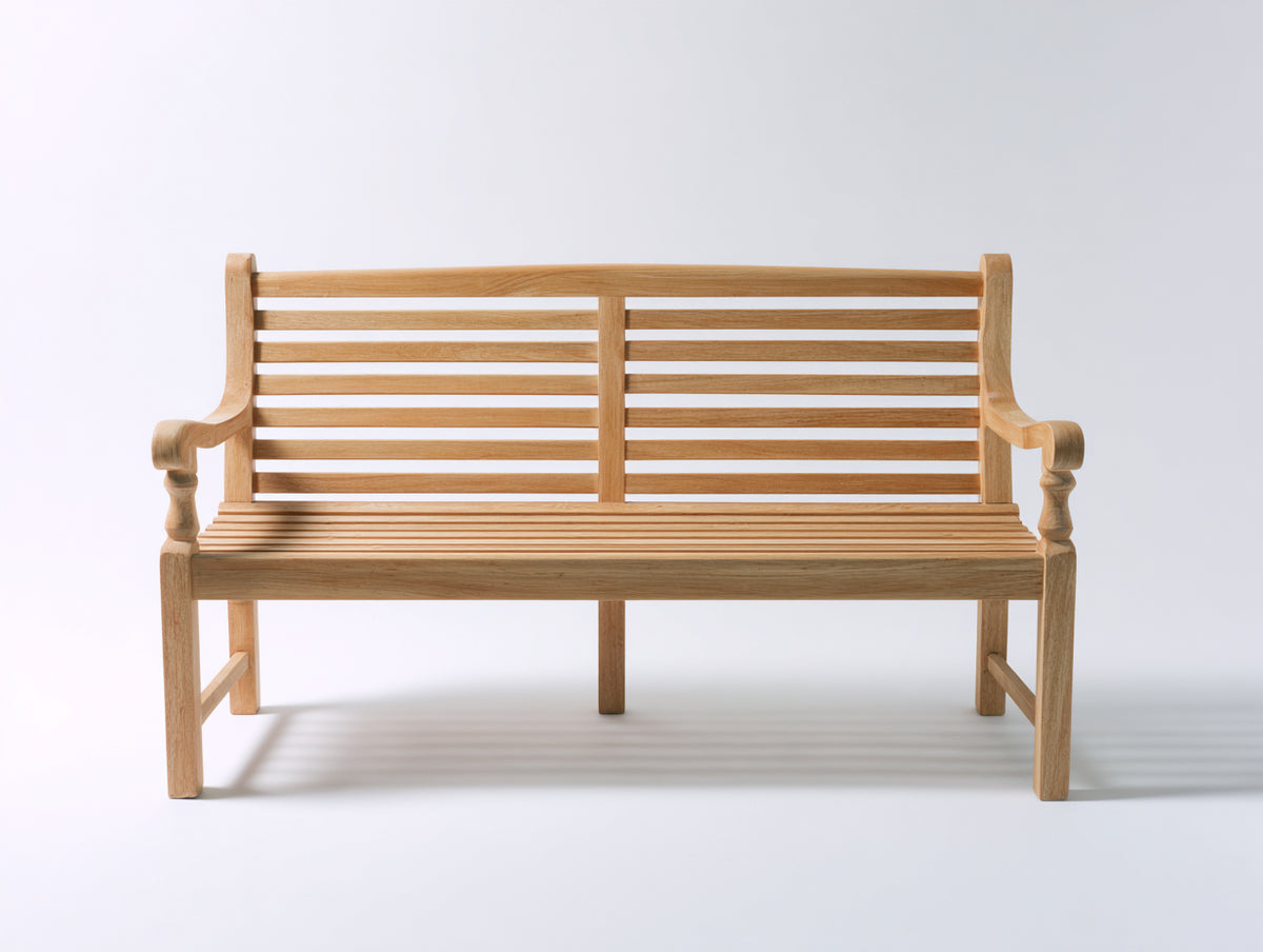 Gartenbank Holzbank 180x65x95 cm - Natur - Modernes Design