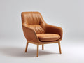 Sessel aus Leder 85 x 80 x 90 cm - Braun - Modernes Design für Wohnzimmer und Lounge