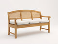 Gartenbank Holz 180x65x90 cm - Naturholz - klassisches Design für den Garten
